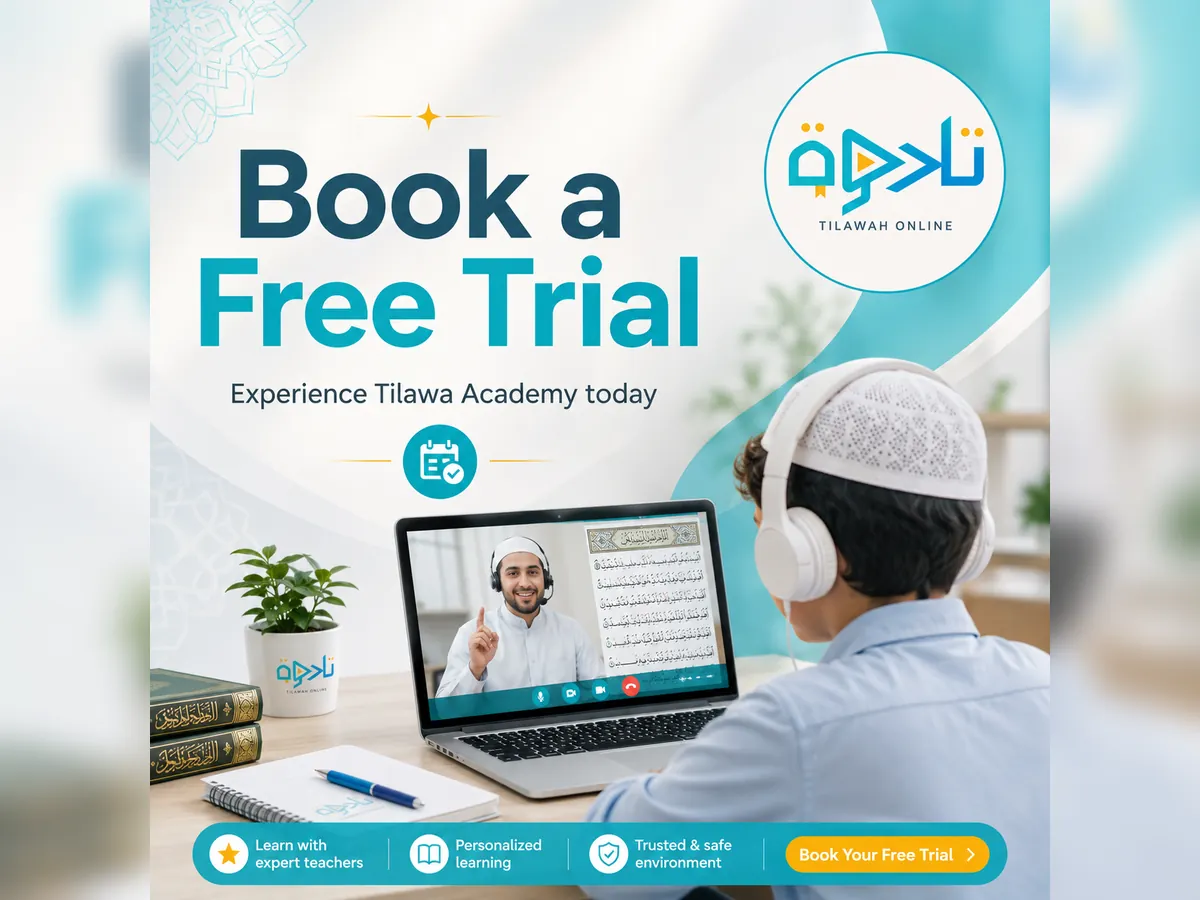 Quran homework for children free trial lesson at Tilawa Academy