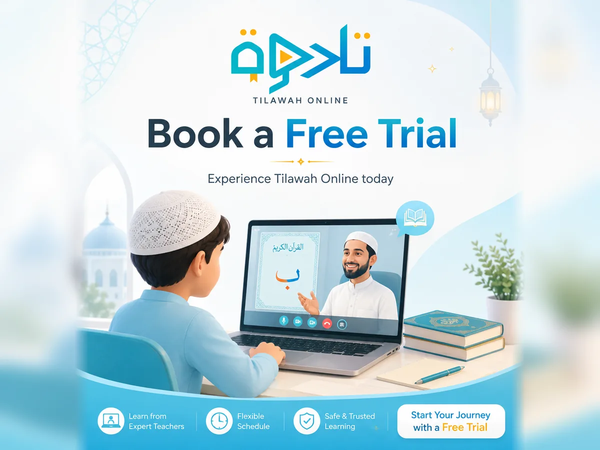 Tilawa Academy free trial helping a learner find the right online Quran teacher